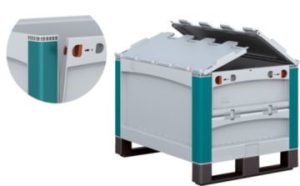 Kutije za velika opterećenja SL s preklopom za komisioniranje na užoj stranici i dvodjelnim poklopcem