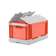 Složive kutije EQ s rebrastim dnom i dvodjelnim poklopcem